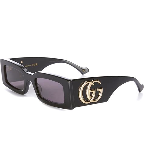 gucci sunglasses gg0595s|gucci generation 53mm rectangular sunglasses.